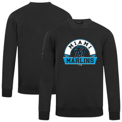 Miami Marlins Levelwear Zane Banner Arch Sweatshirt | MLB US