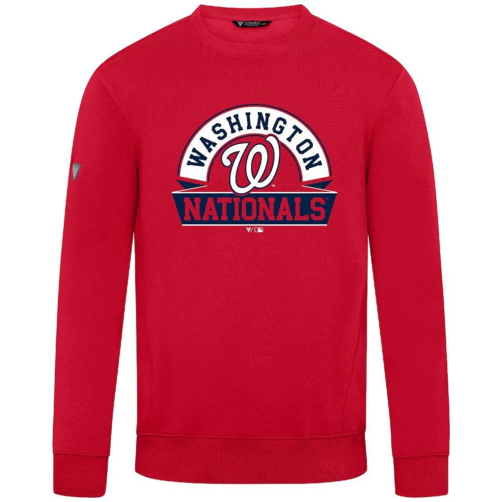 Washington Nationals Levelwear Zane Banner Arch Sweatshirt | MLB Discount