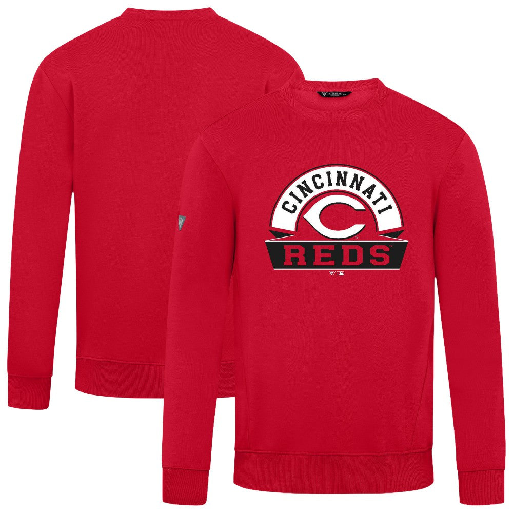 Cincinnati Reds Levelwear Zane Banner Arch Sweatshirt | MLB US