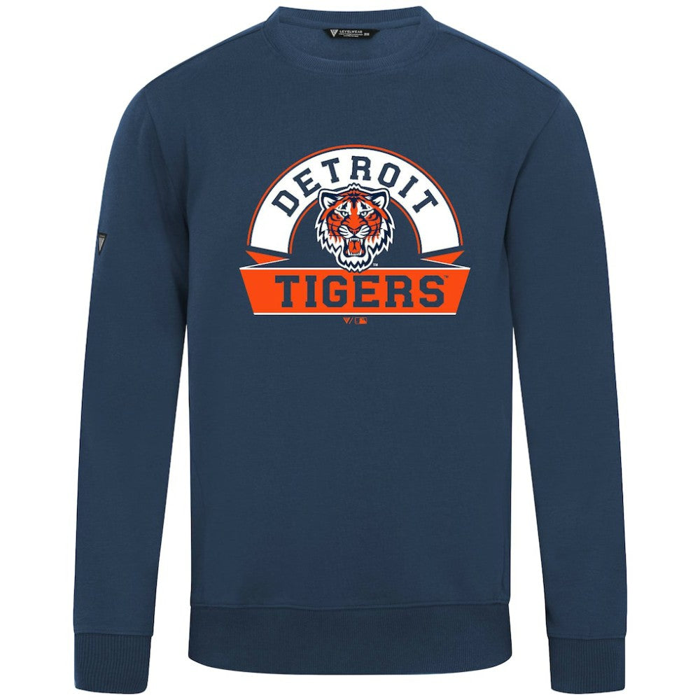 Detroit Tigers Levelwear Zane Banner Arch Sweatshirt | MLB Online