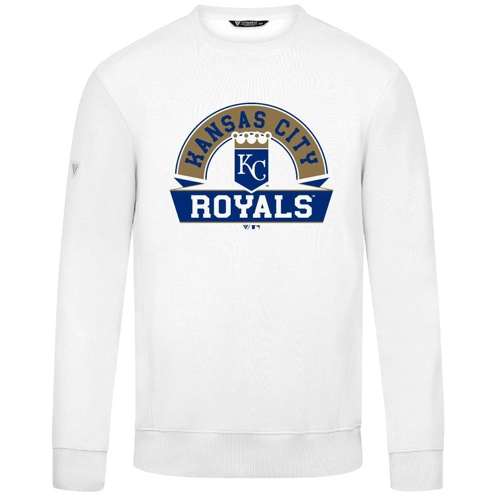 Kansas City Royals Levelwear Zane Banner Arch Sweatshirt | MLB Shop
