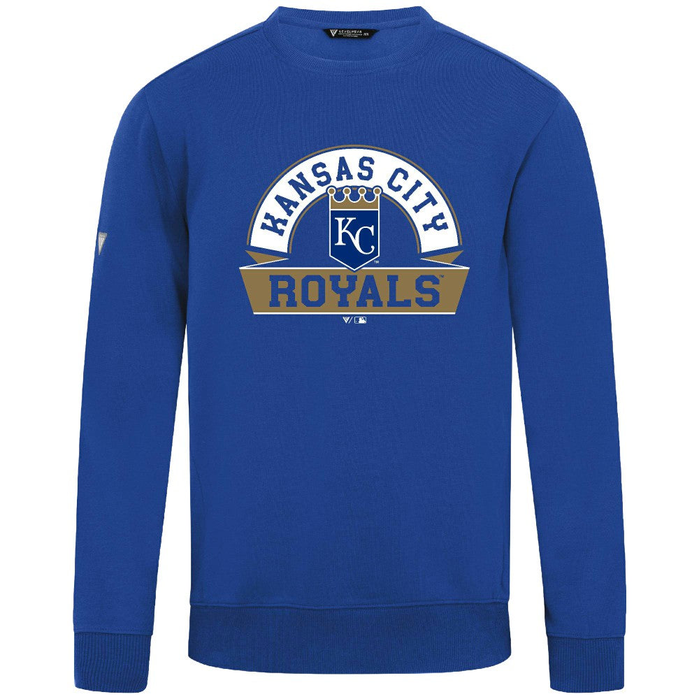 Kansas City Royals Levelwear Zane Banner Arch Sweatshirt | MLB Shop