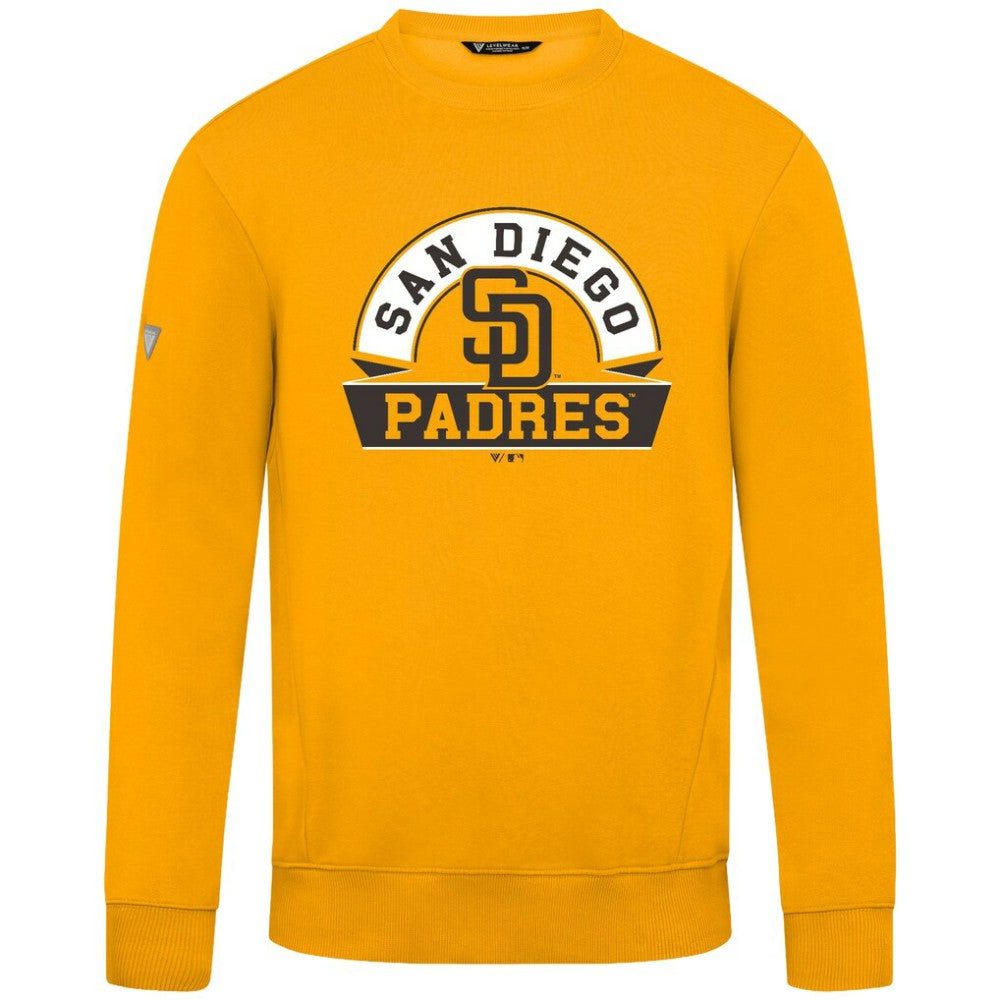 San Diego Padres Levelwear Zane Banner Arch Sweatshirt | MLB On Sale
