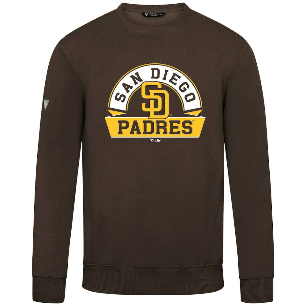 San Diego Padres Levelwear Zane Banner Arch Sweatshirt | MLB New