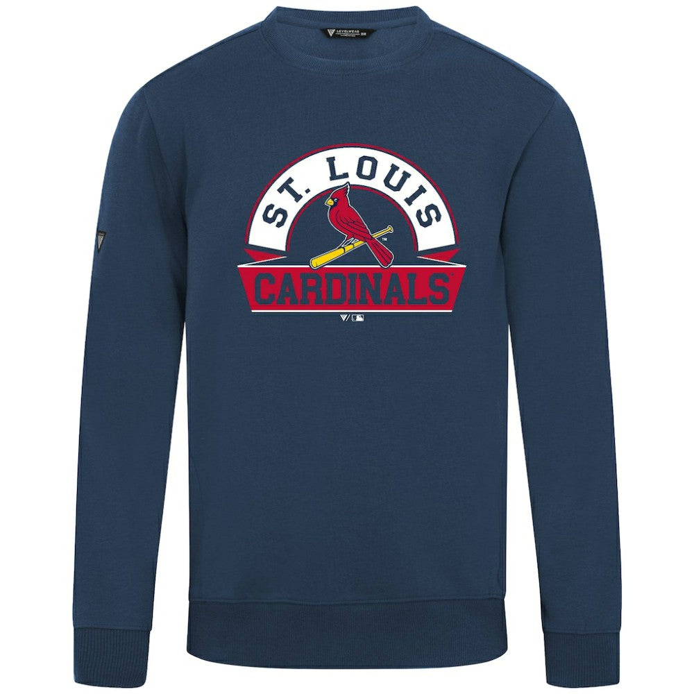 St. Louis Cardinals Levelwear Zane Banner Arch Sweatshirt | MLB Outlet