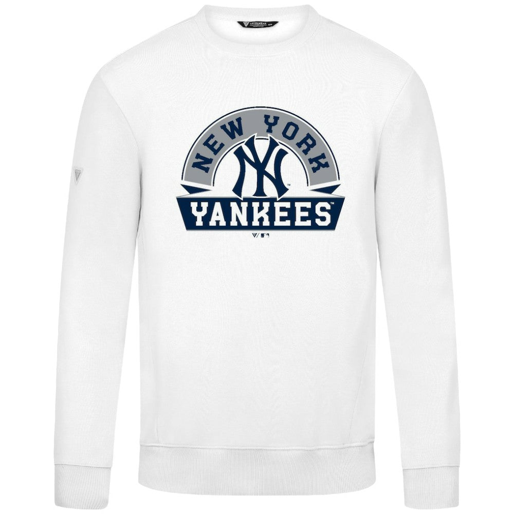 New York Yankees Levelwear Zane Banner Arch Sweatshirt | MLB Shop