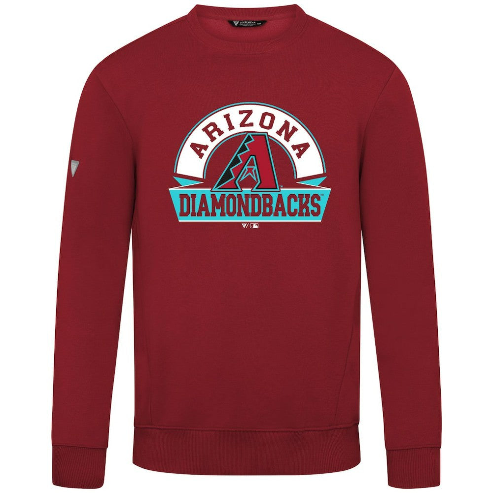 Arizona Diamondbacks Levelwear Zane Banner Arch Sweatshirt | MLB New