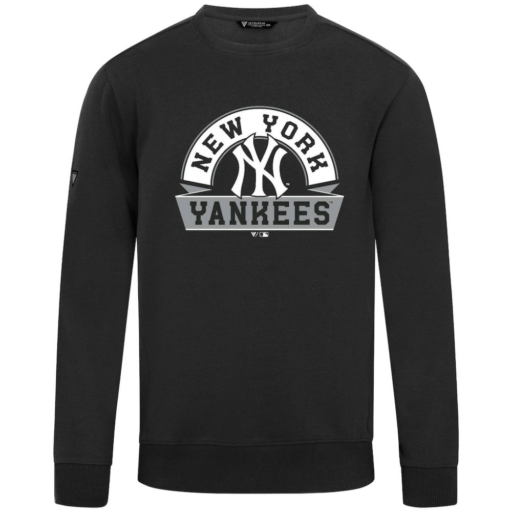 New York Yankees Levelwear Zane Banner Arch Sweatshirt | MLB Discount