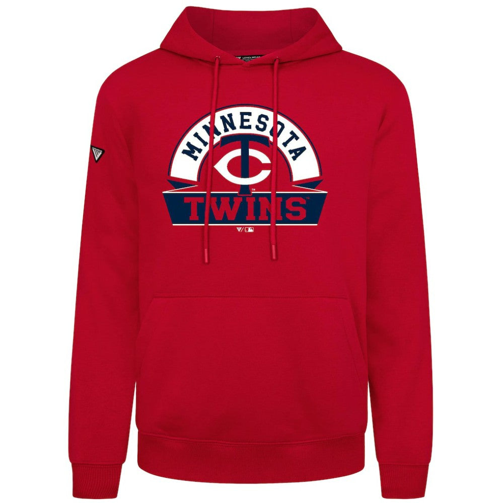 Minnesota Twins Levelwear Podium Banner Arch Hoodie | MLB Sale