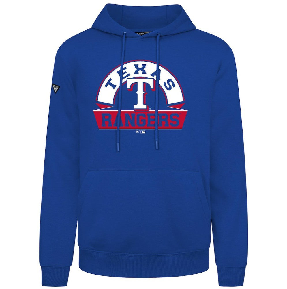 Texas Rangers Levelwear Podium Banner Arch Hoodie | MLB Outlet