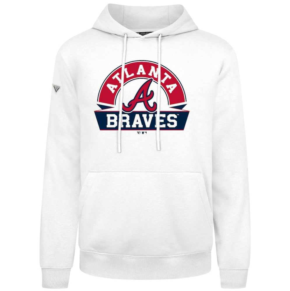Atlanta Braves Levelwear Podium Banner Arch Hoodie | MLB Shop