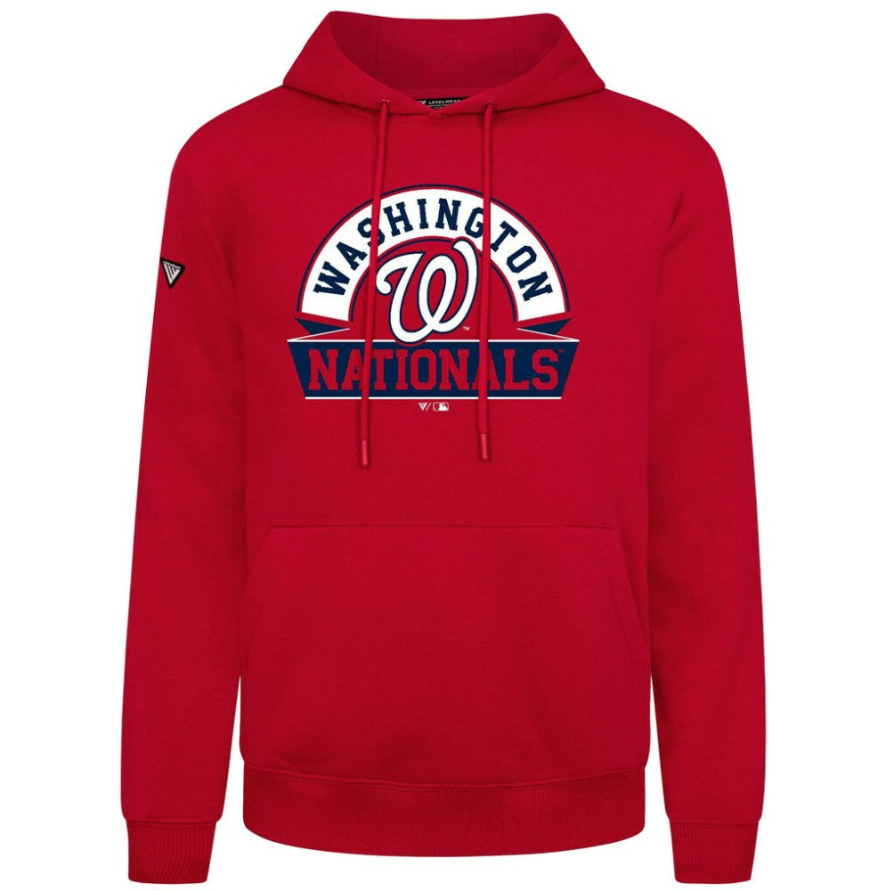 Washington Nationals Levelwear Podium Banner Arch Hoodie | MLB Discount