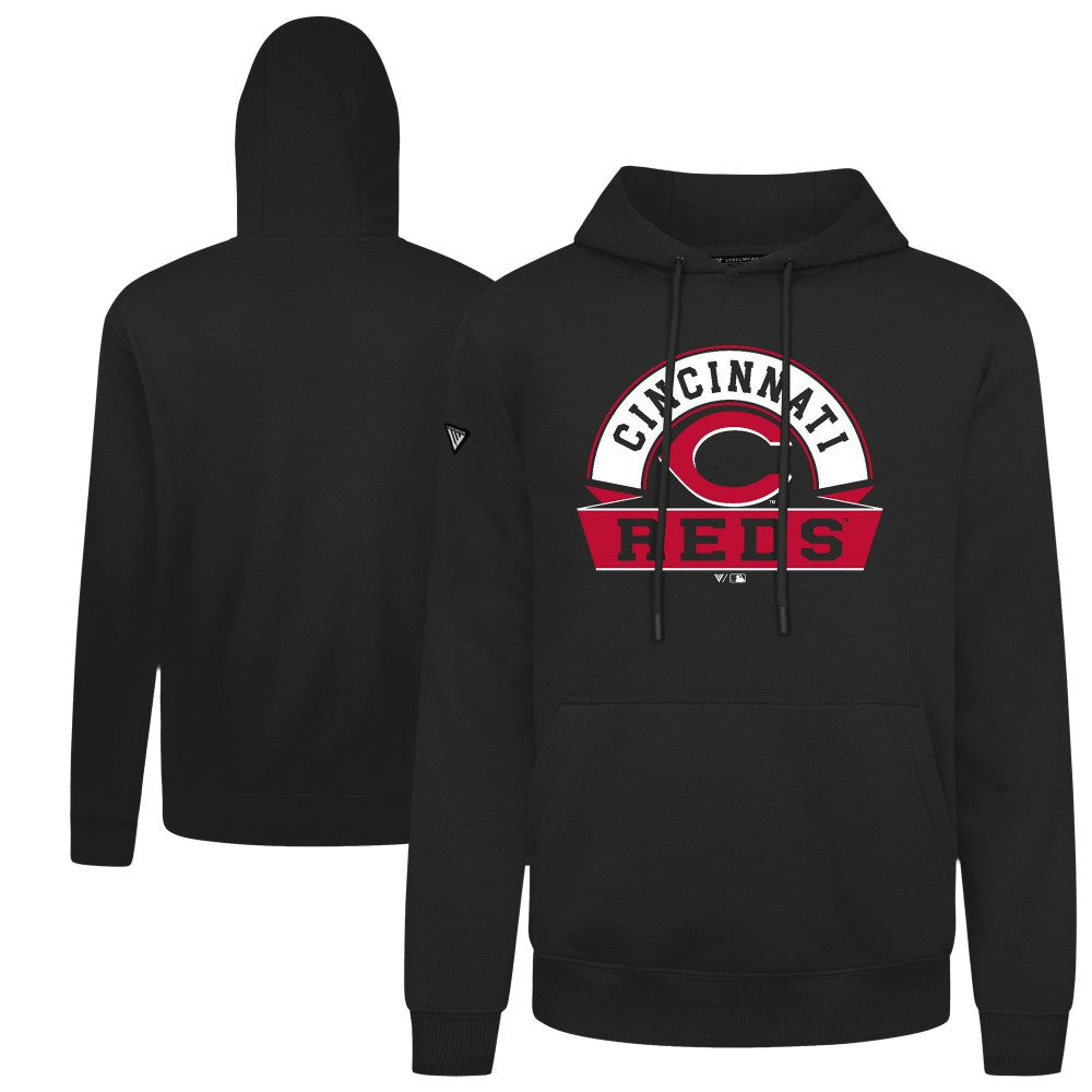 Cincinnati Reds Levelwear Podium Banner Arch Hoodie | MLB Outlet