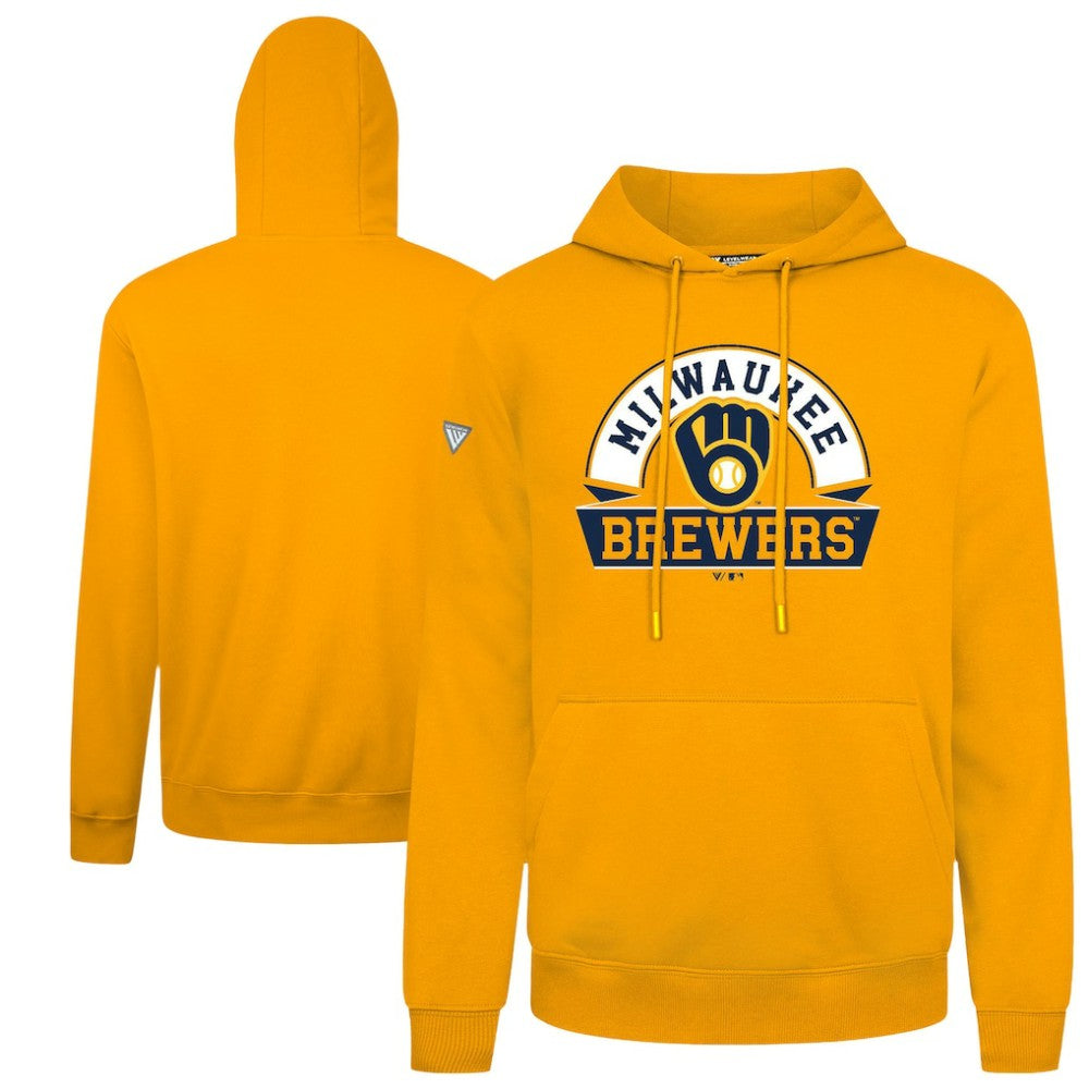 Milwaukee Brewers Levelwear Podium Banner Arch Hoodie | MLB Online