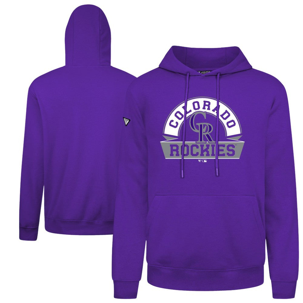 Colorado Rockies Levelwear Podium Banner Arch Hoodie | MLB Online