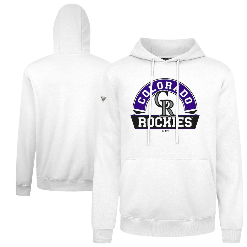 Colorado Rockies Levelwear Podium Banner Arch Hoodie | MLB Shop