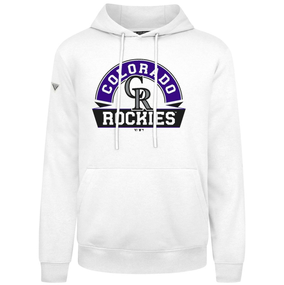 Colorado Rockies Levelwear Podium Banner Arch Hoodie | MLB Shop