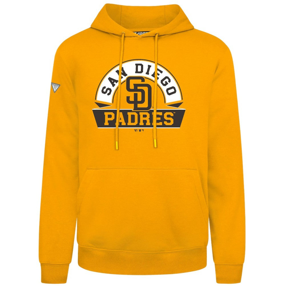 San Diego Padres Levelwear Podium Banner Arch Hoodie | MLB New