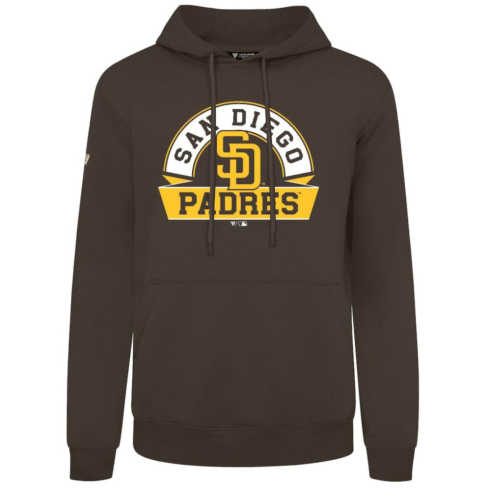 San Diego Padres Levelwear Podium Banner Arch Hoodie | MLB New