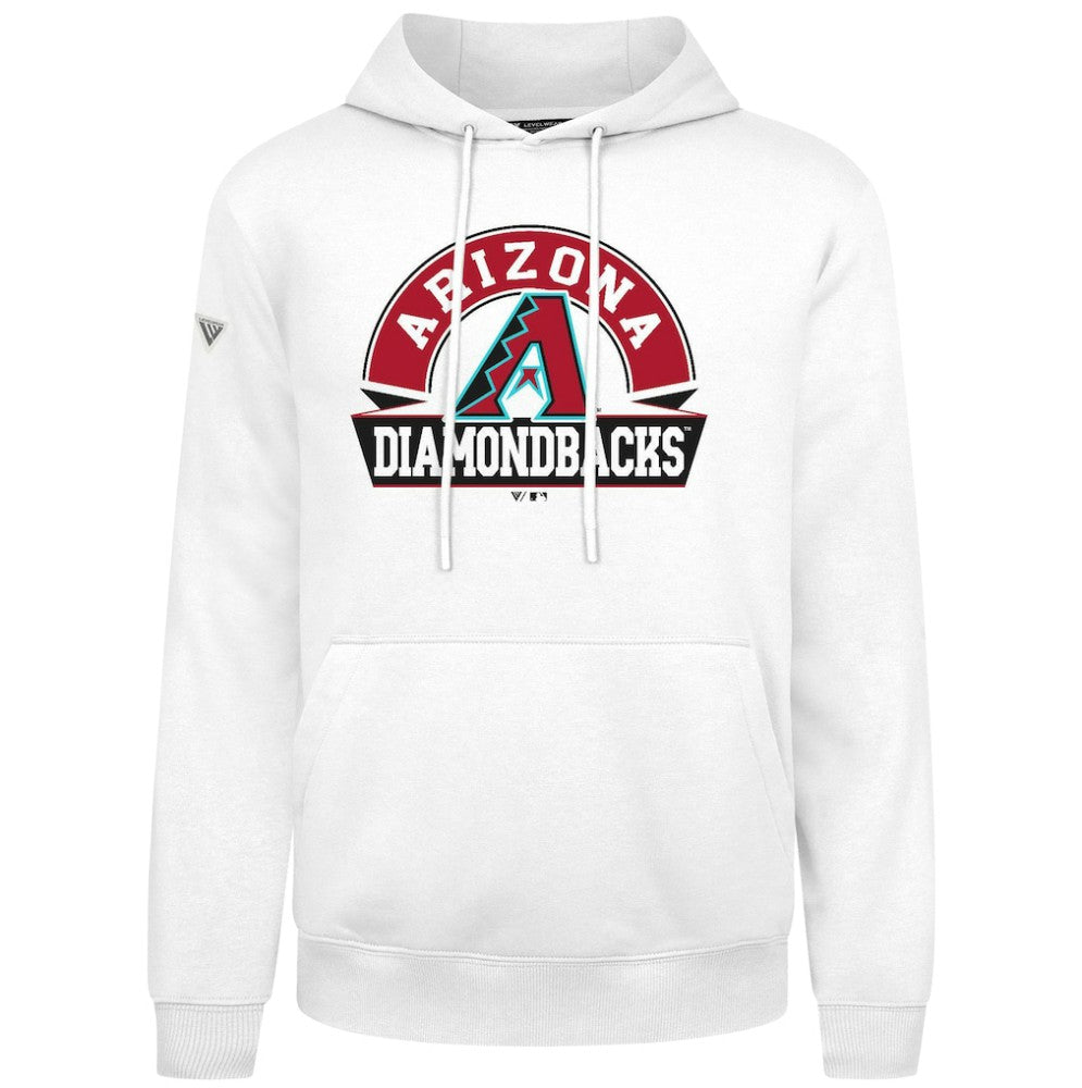 Arizona Diamondbacks Levelwear Podium Banner Arch Hoodie | MLB On Sale