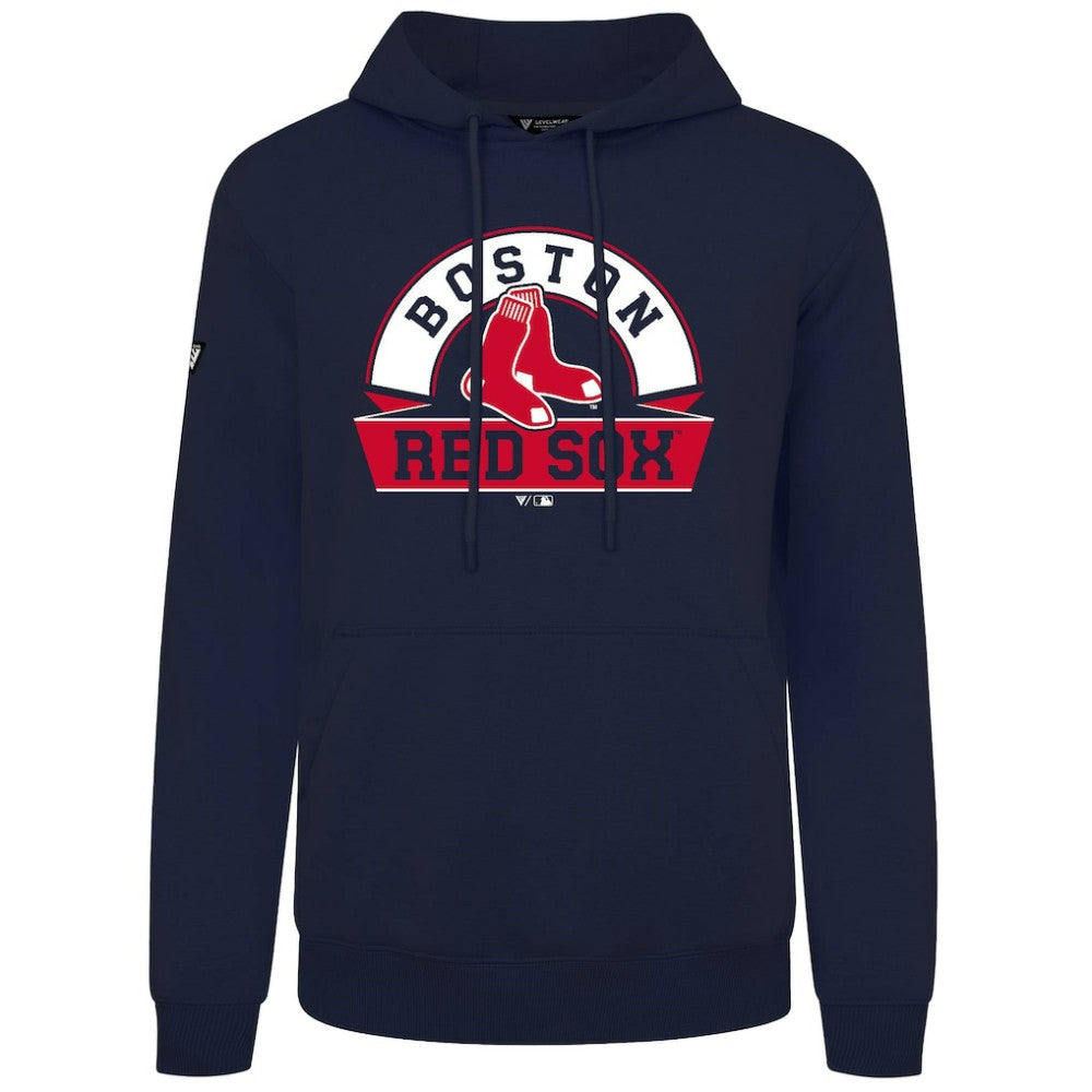Boston Red Sox Levelwear Podium Banner Arch Hoodie | MLB Discount