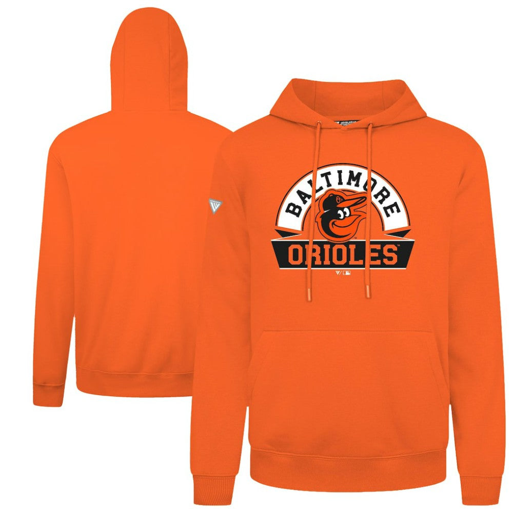 Baltimore Orioles Levelwear Podium Banner Arch Hoodie | MLB New