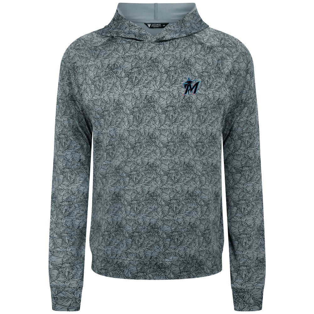 Miami Marlins Levelwear Albatross Raglan Hoodie | MLB Near me