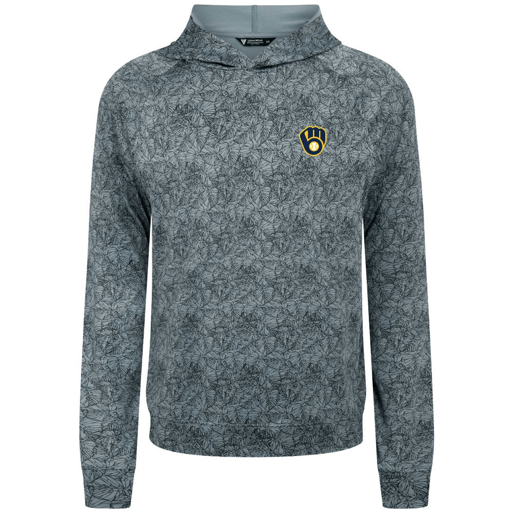 Milwaukee Brewers Levelwear Albatross Raglan Hoodie | MLB Outlet