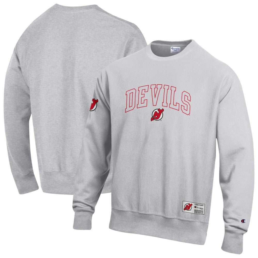 New Jersey Devils Champion Reverse Weave Fleece Sweatshirt Outlet