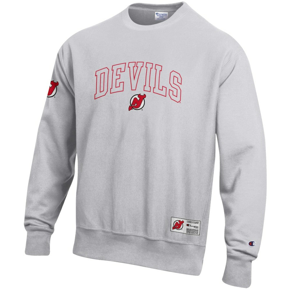 New Jersey Devils Champion Reverse Weave Fleece Sweatshirt Outlet
