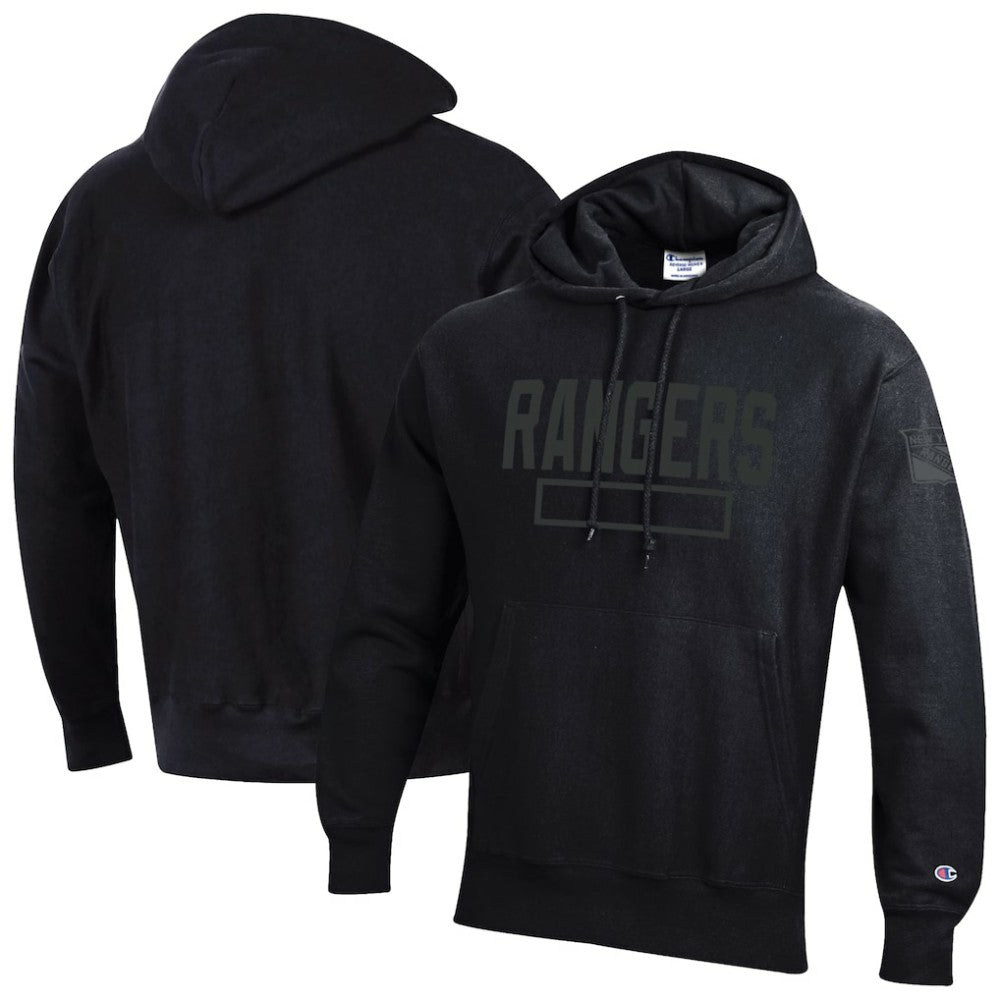 New York Rangers Champion Tonal Reverse Weave Fleece Hoodie Discount