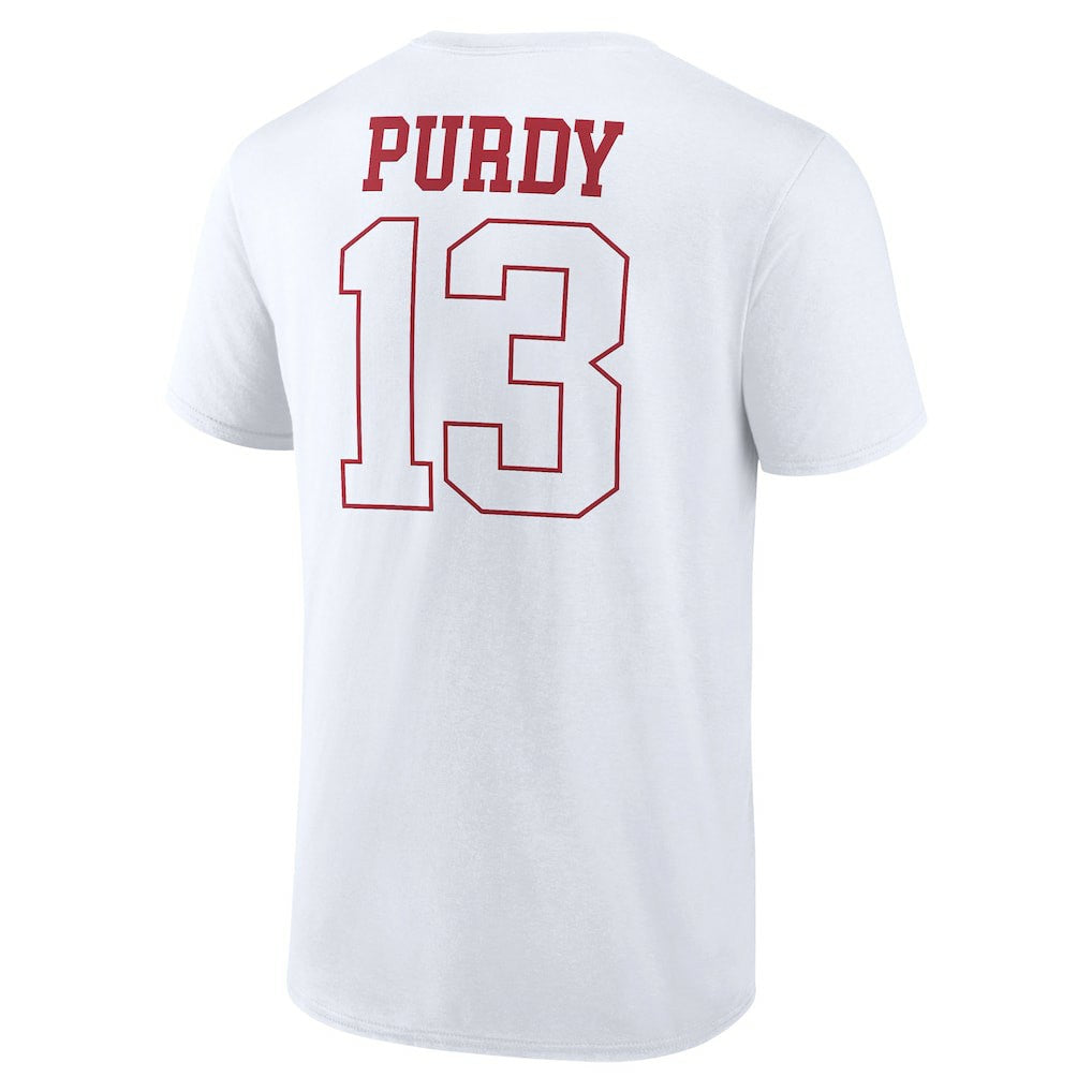 San Francisco 49ers  Brock Purdy  Outline Player T-Shirt
