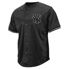 New York Yankees Profile Big & Tall Pop Fashion Jersey - Black
