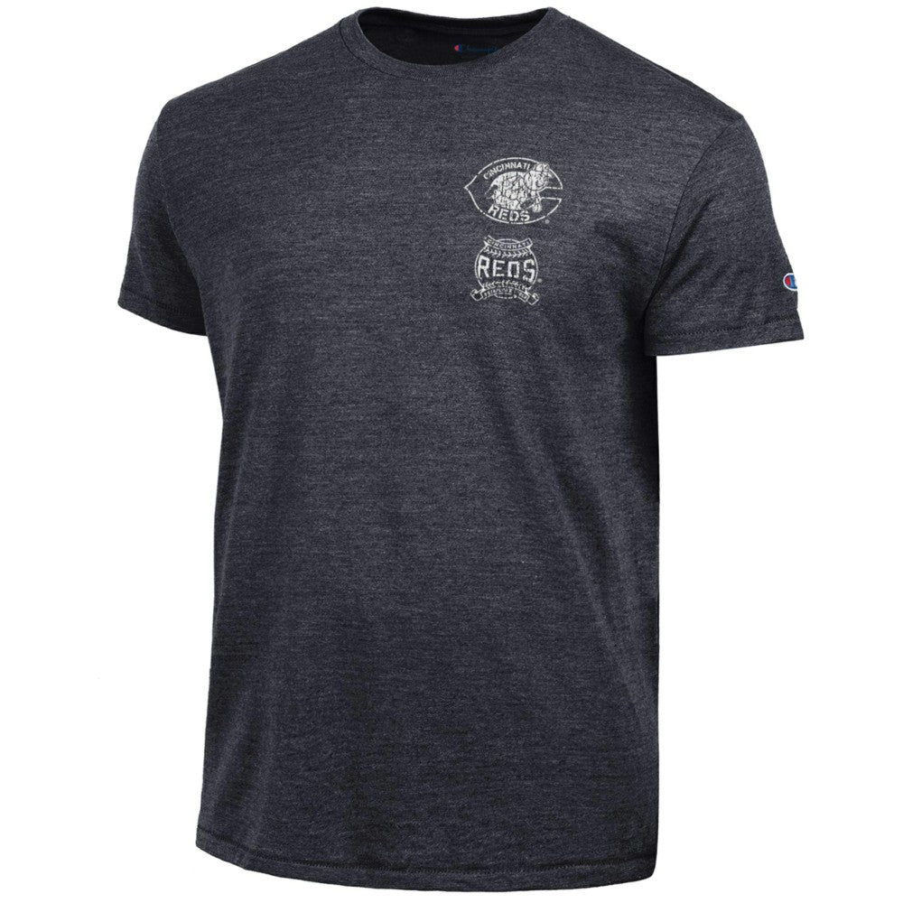 Cincinnati Reds Champion Vintage 3-Hit Tri-Blend T-Shirt | MLB For sale