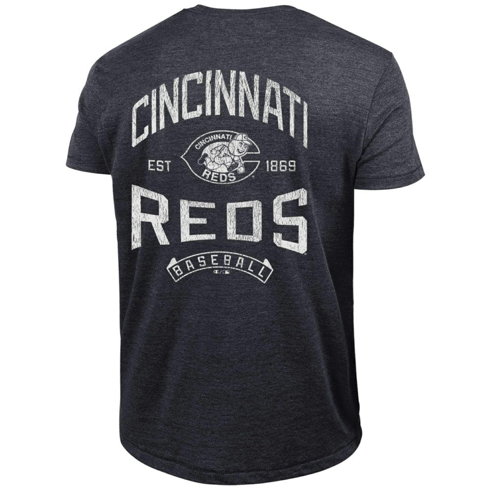 Cincinnati Reds Champion Vintage 3-Hit Tri-Blend T-Shirt | MLB For sale