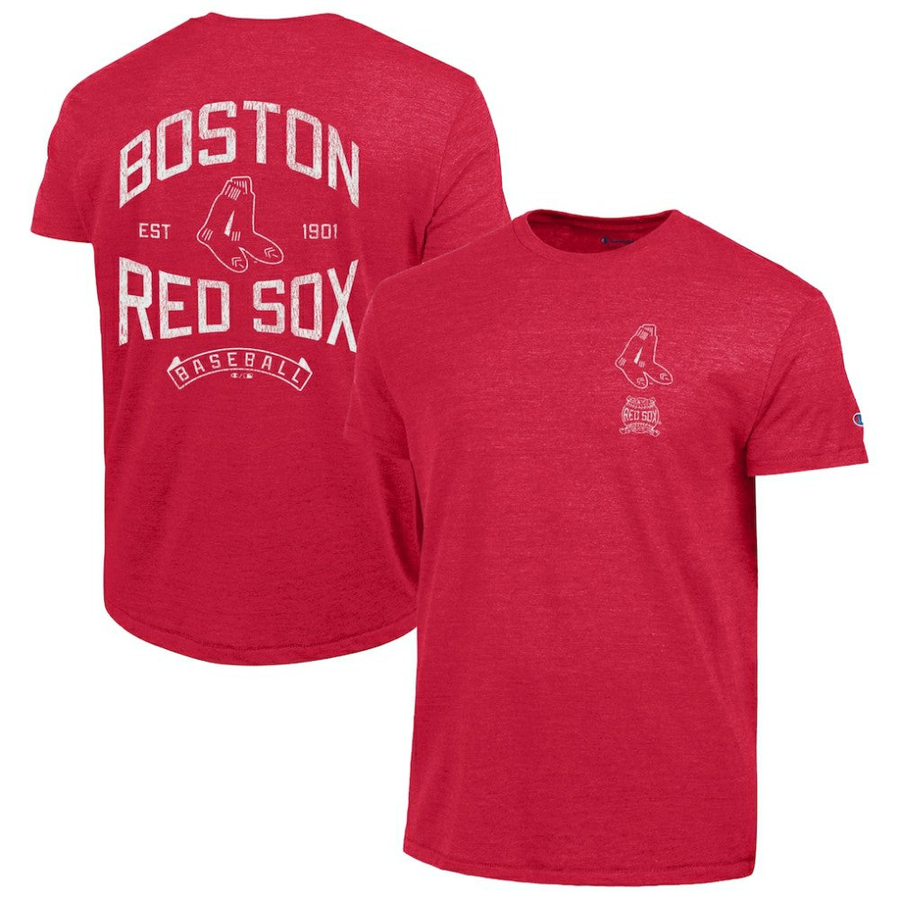 Boston Red Sox Champion Vintage 3-Hit Tri-Blend T-Shirt | MLB Discount