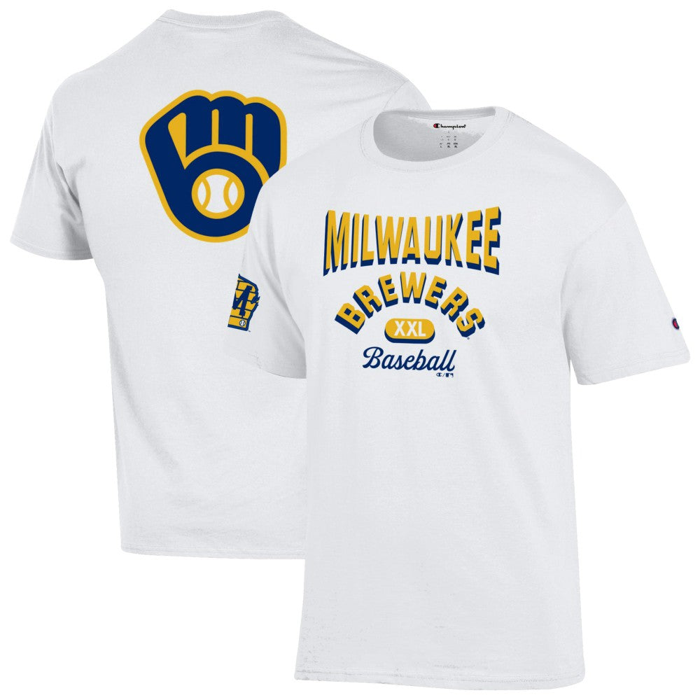 Milwaukee Brewers Champion 3-Hit Jersey T-Shirt | MLB Shop
