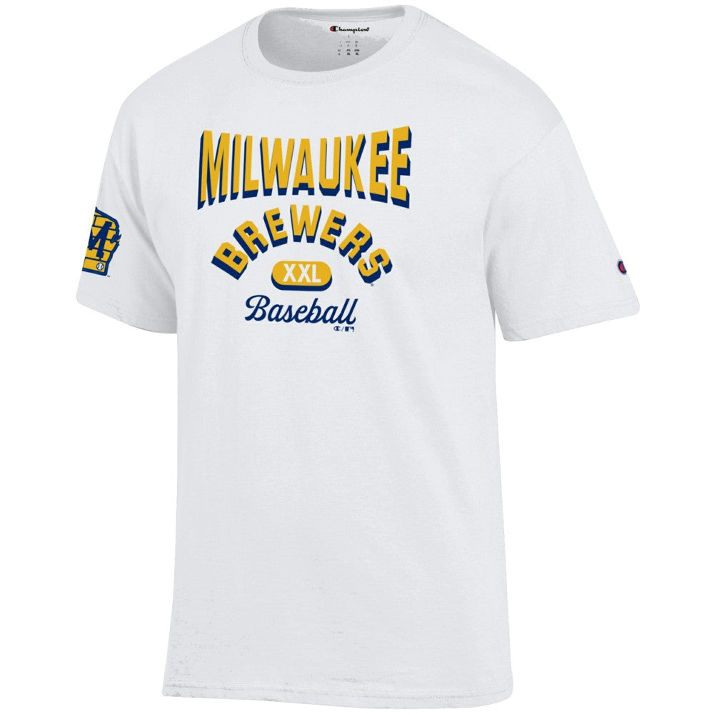 Milwaukee Brewers Champion 3-Hit Jersey T-Shirt | MLB Shop