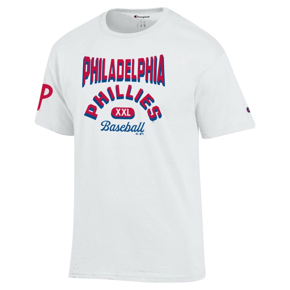 Philadelphia Phillies Champion 3-Hit Jersey T-Shirt | MLB On Sale