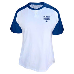 Shohei Ohtani Los Angeles Dodgers Profile Women's Plus Size Name & Number Raglan Henley T-Shirt | MLB Online