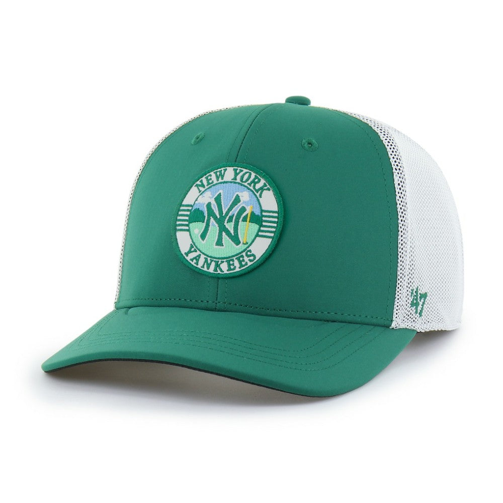 New York Yankees '47 Elevated Greens Adjustable Trucker Hat | MLB Discount