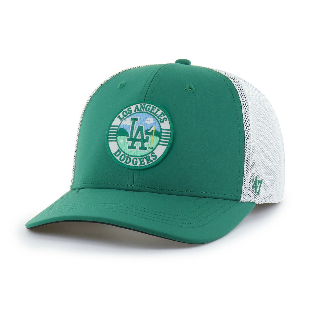 Los Angeles Dodgers '47 Elevated Greens Adjustable Trucker Hat | MLB Online