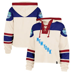 New York Rangers '47 Women's 2026 NHL Winter Classic Cropped Superior Lacer Hoodie Discount