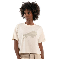 Buffalo Bills  Starter Women's Rhinestone Sprinkle Boxy Cropped T-Shirt