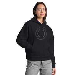 Indianapolis Colts  Starter Women's Rhinestone Relaxed Hoodie