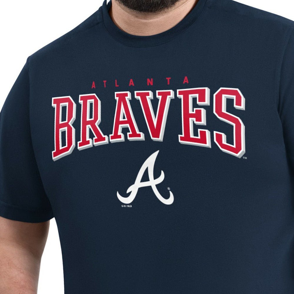Atlanta Braves G-III Sports by Carl Banks Adaptive Classic Team Spirit T-Shirt | MLB US