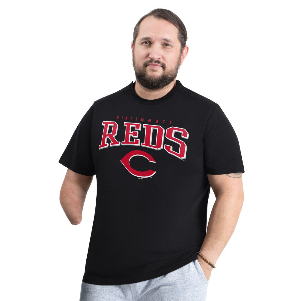 Cincinnati Reds G-III Sports by Carl Banks Adaptive Classic Team Spirit T-Shirt | MLB Shop