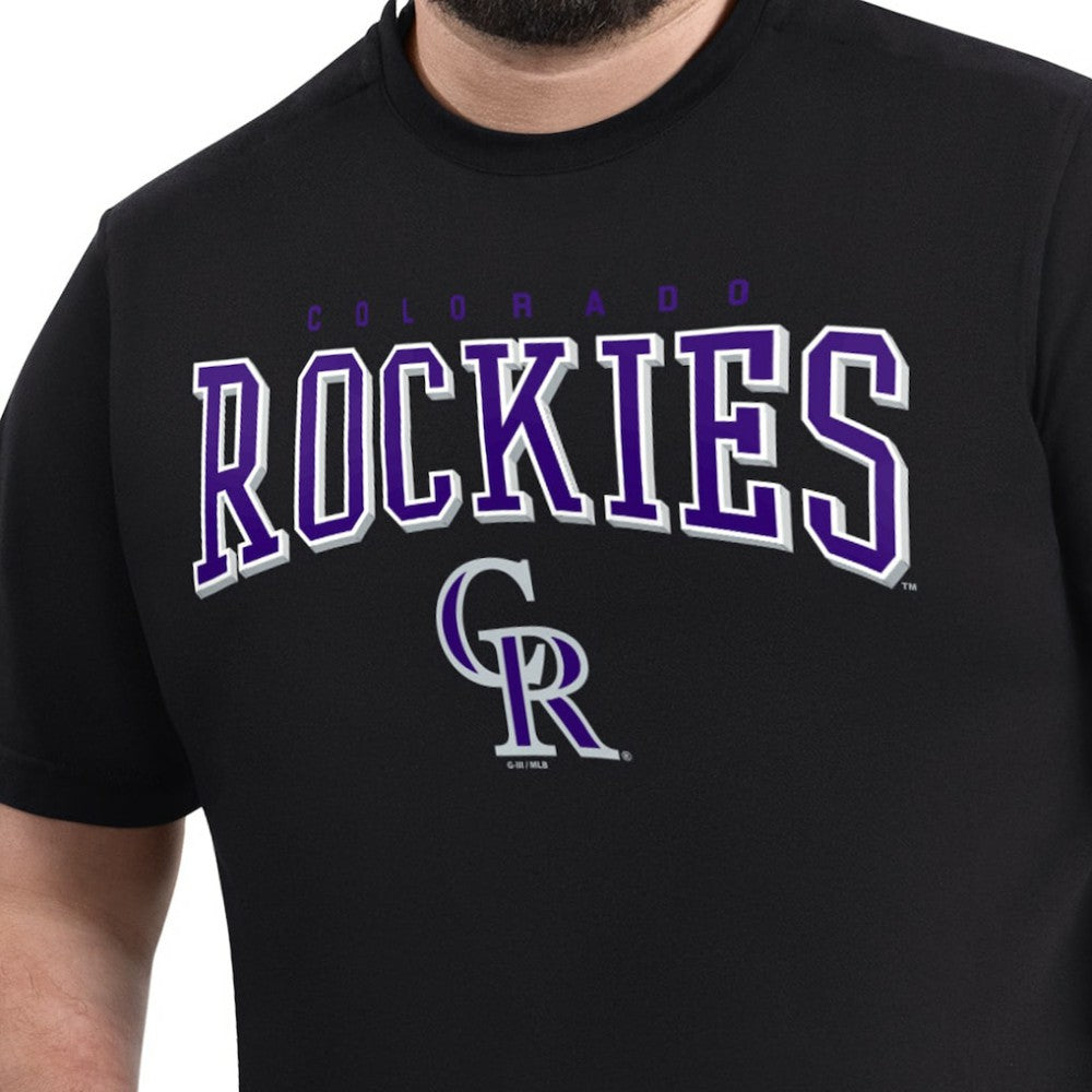 Colorado Rockies G-III Sports by Carl Banks Adaptive Classic Team Spirit T-Shirt | MLB Online