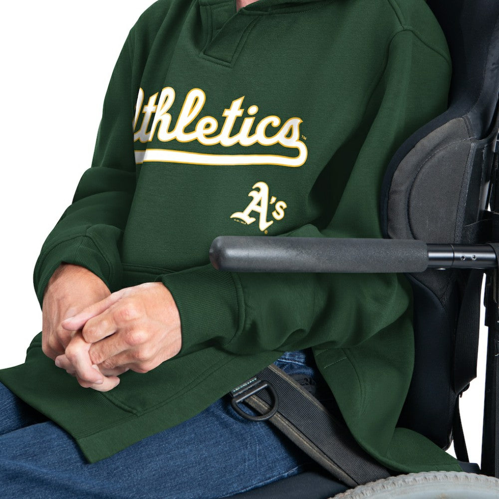 Athletics G-III Sports by Carl Banks Adaptive Lockup Fleece Hoodie | MLB On Sale