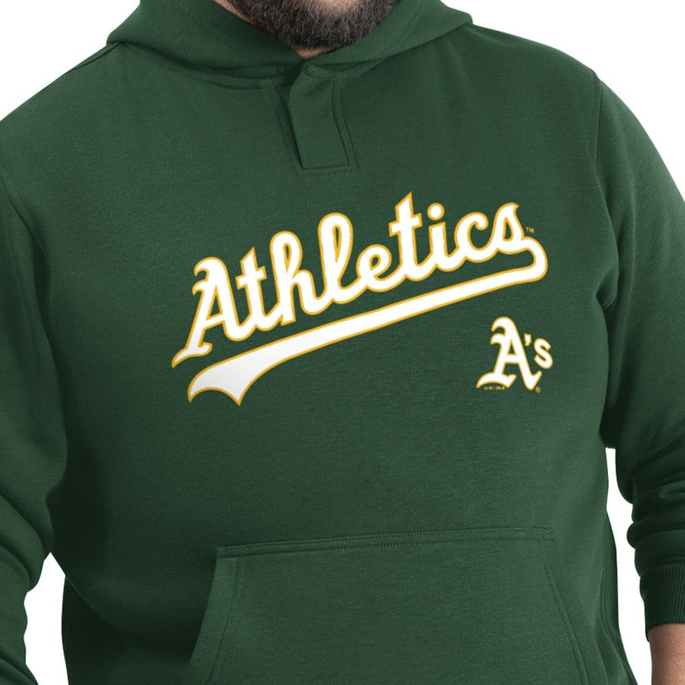Athletics G-III Sports by Carl Banks Adaptive Lockup Fleece Hoodie | MLB On Sale